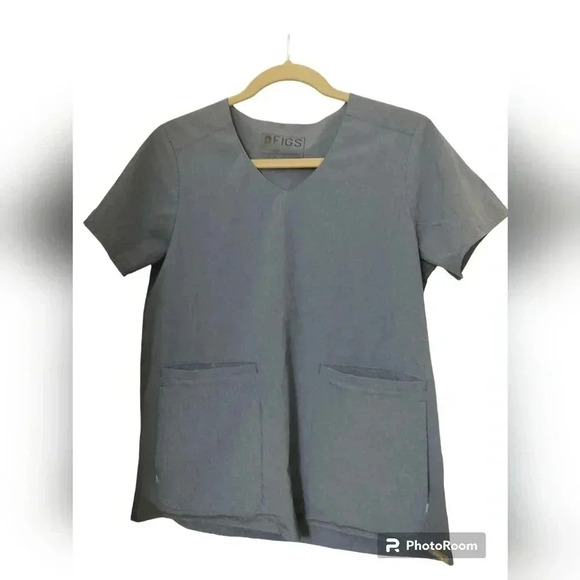 Figs limited edition environmentally awesome collection four pocket scrub top - Picture 2 of 4